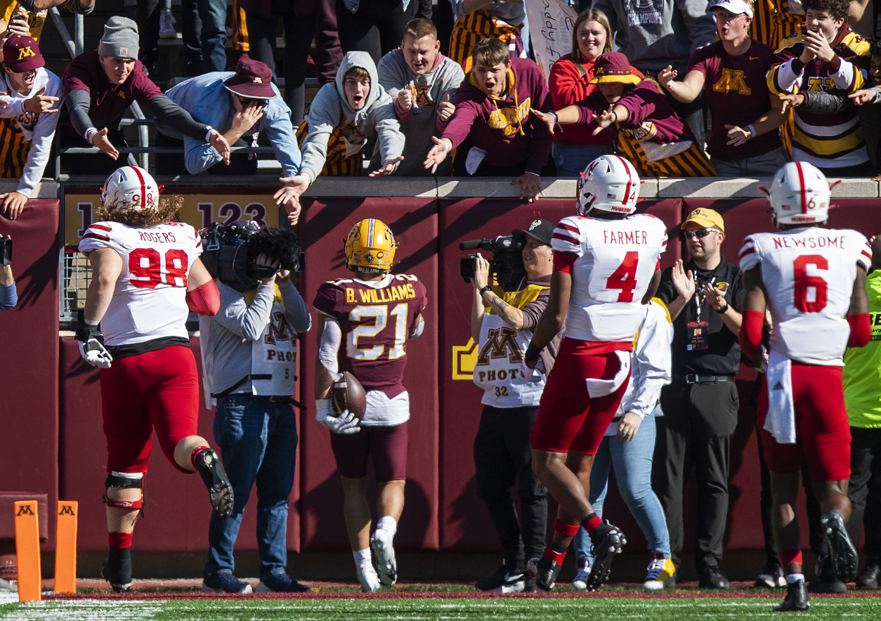 Nebraska vs. Minnesota, 10.16
